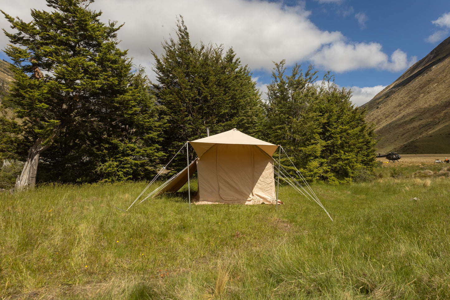 Camping Tent & Rain Fire