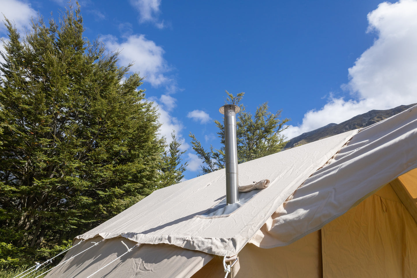 Camping Tent & Rain Fire