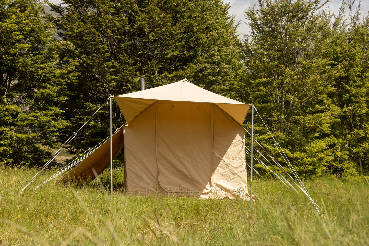 Camping Tent & Rain Fire
