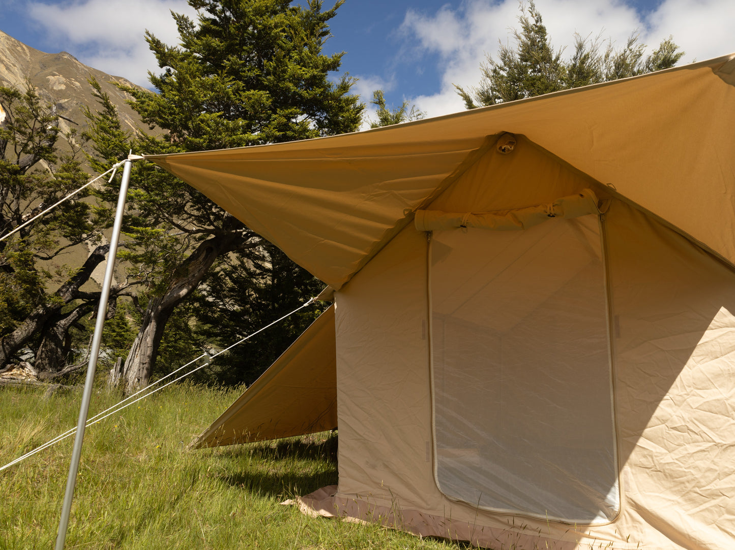 Camping Tent & Rain Fire