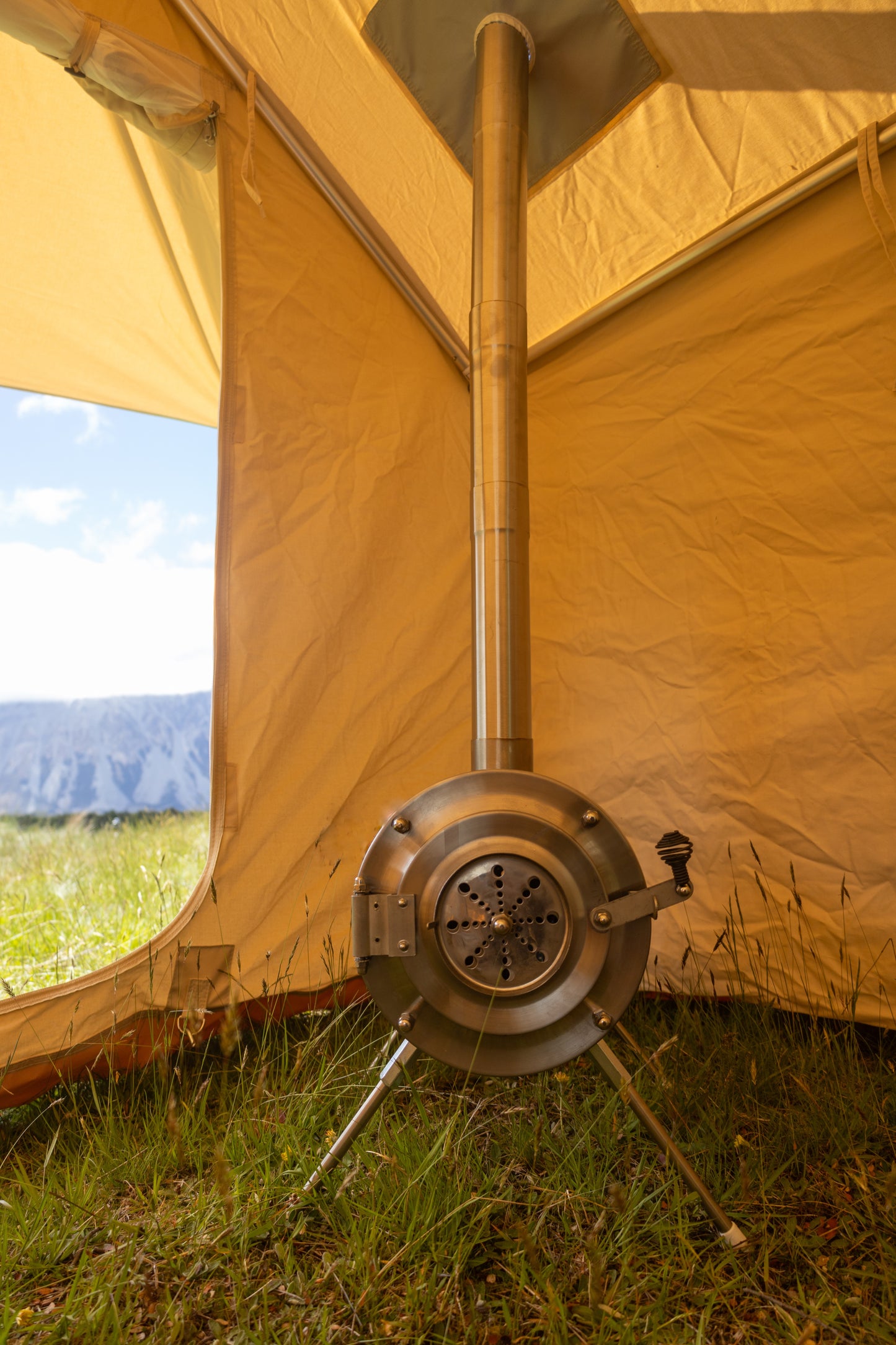 Camping Tent & Rain Fire