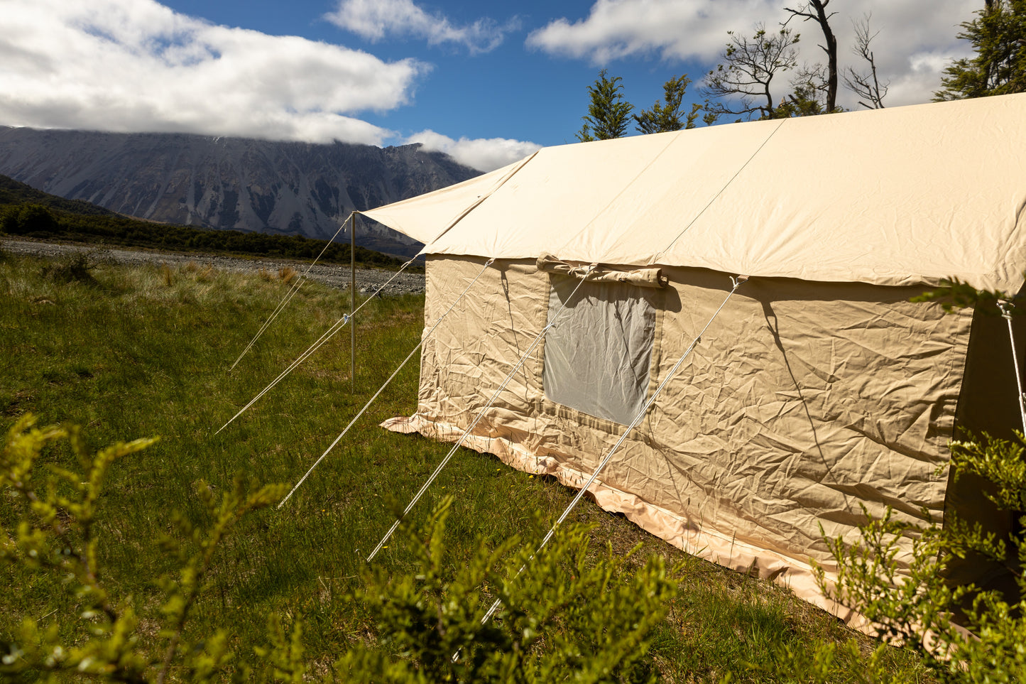 Camping Tent & Rain Fire