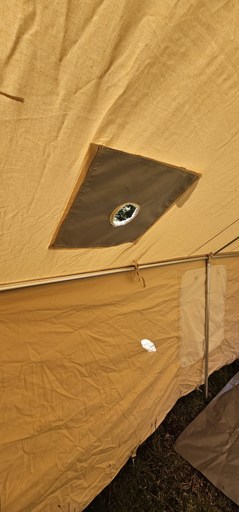 Camping Tent & Rain Fire 