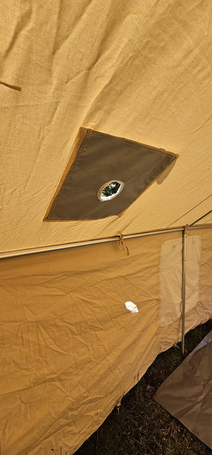 Camping Tent & Rain Fire 