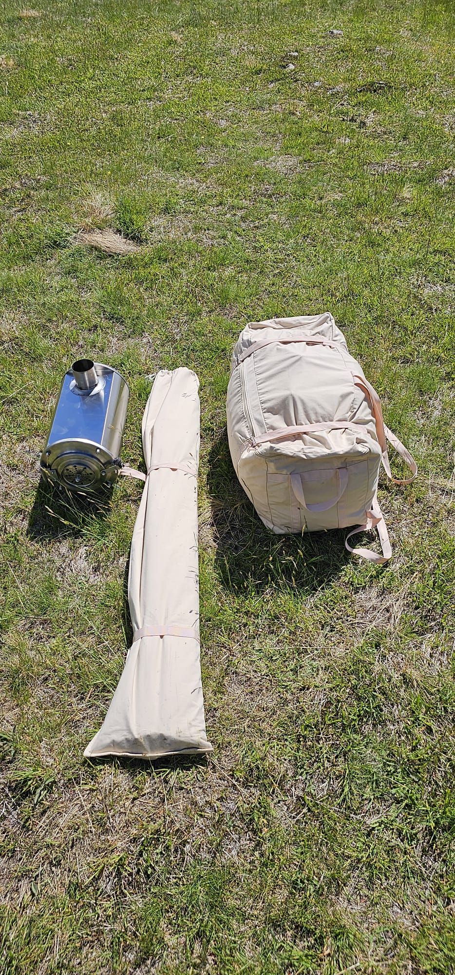 Camping Tent & Rain Fire 