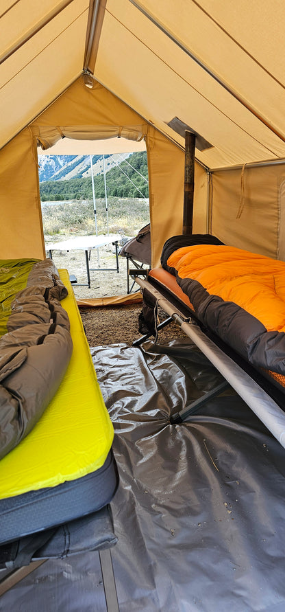 Canvas expedition tent & fire COMBO