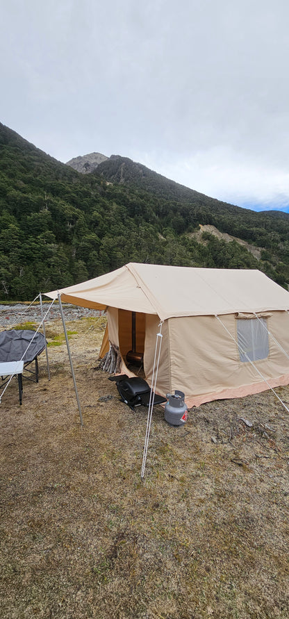 Canvas expedition tent & fire COMBO