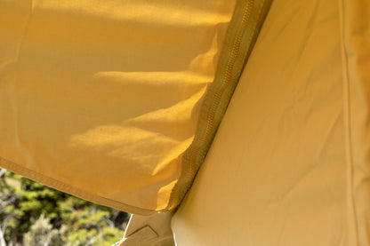 Canvas expedition tent & fire RENTAL