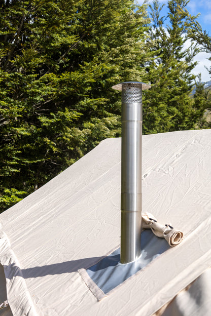 Camping Tent & Rain Fire 