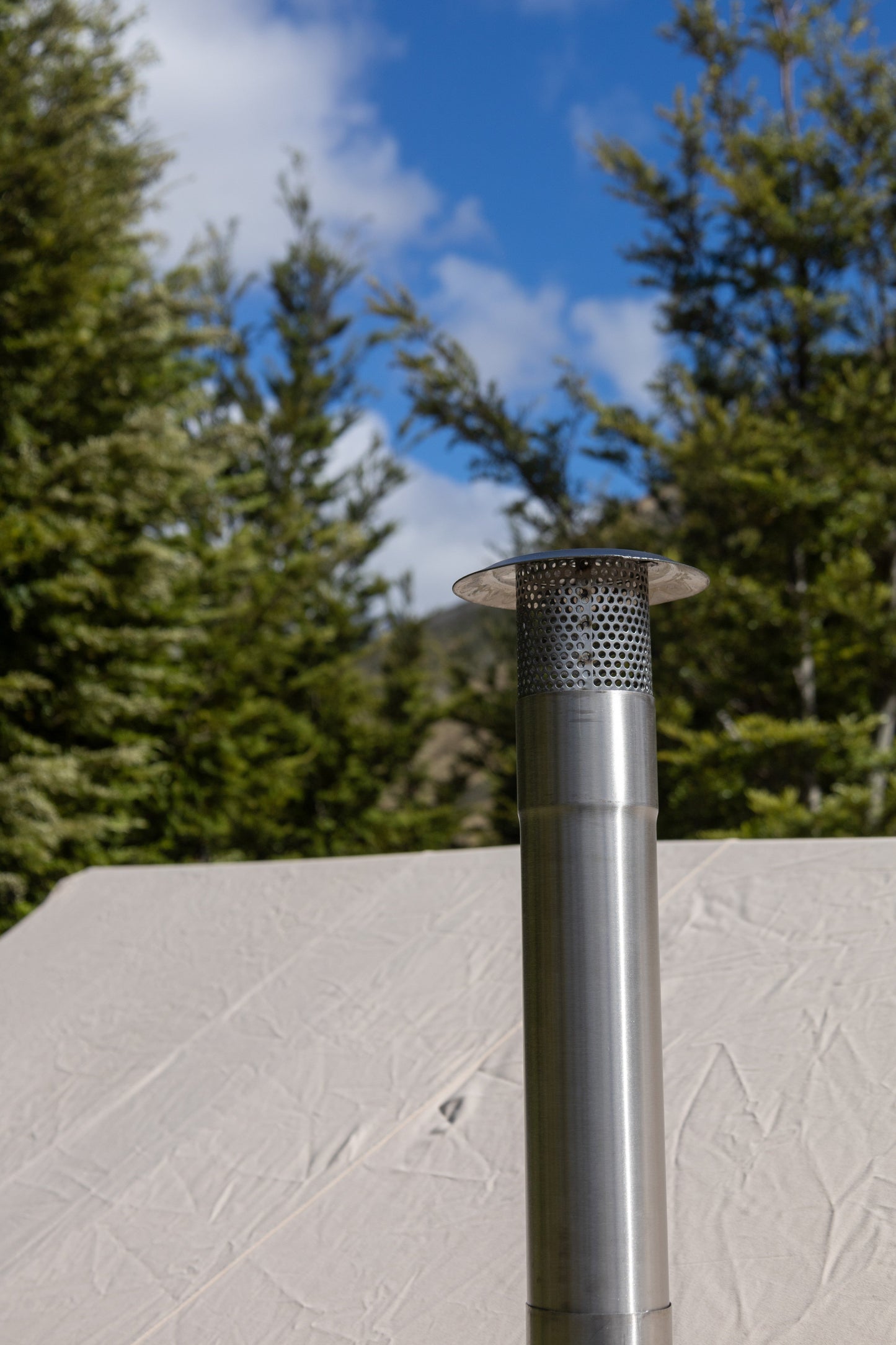 Camping Tent & Rain Fire 