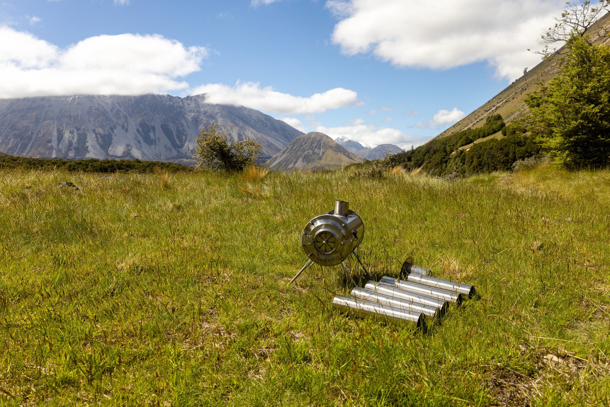 Camping Tent & Rain Fire 
